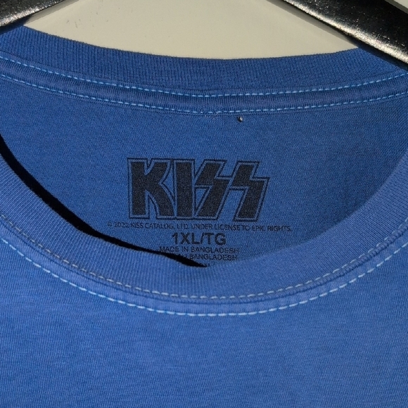 KISS Graphic Blue T-Shirt - Picture 3 of 4